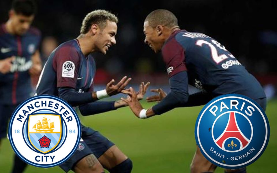 欧超联赛第七轮第七场曼城vs巴黎圣日耳曼