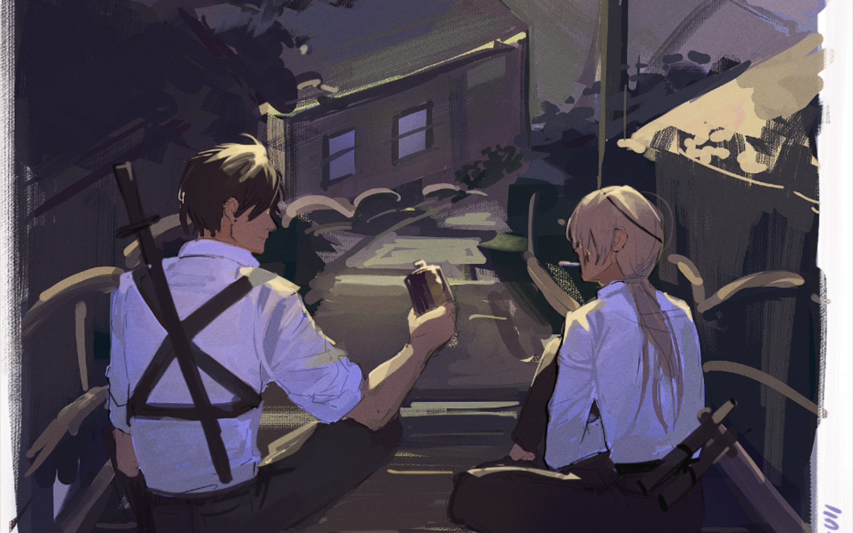 "什么都不想看……"【光熙×岸边】