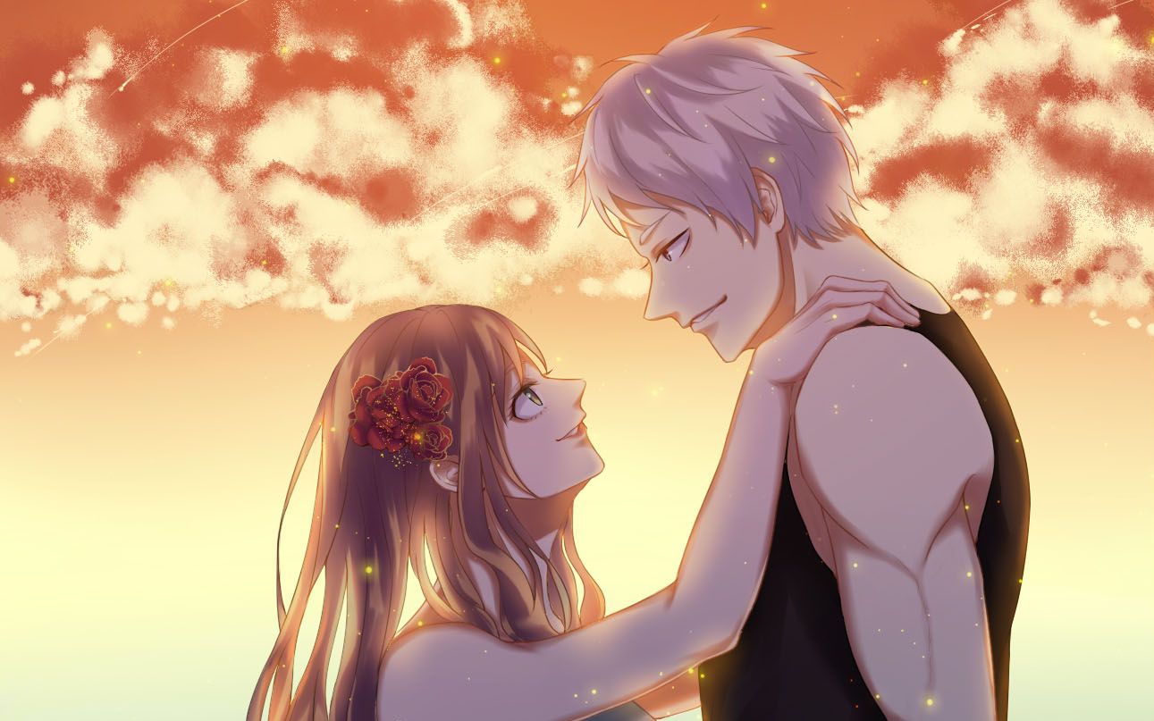 【板绘过程】花5min把啾花上色完成 听歌向