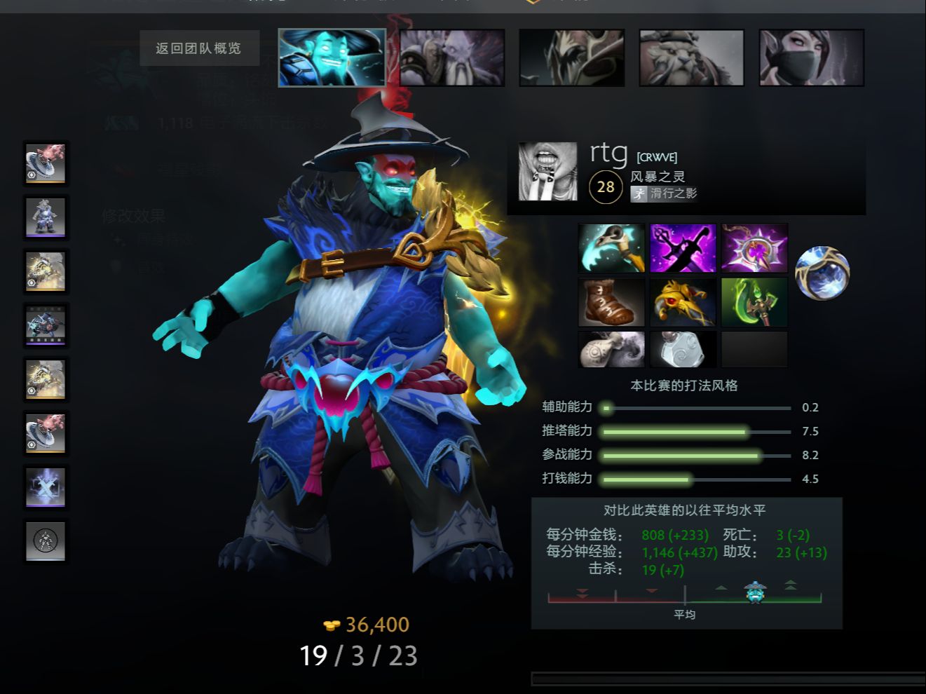 37】dota2欧服bzm二号位风暴之灵19杀3死23助攻录像第一视角