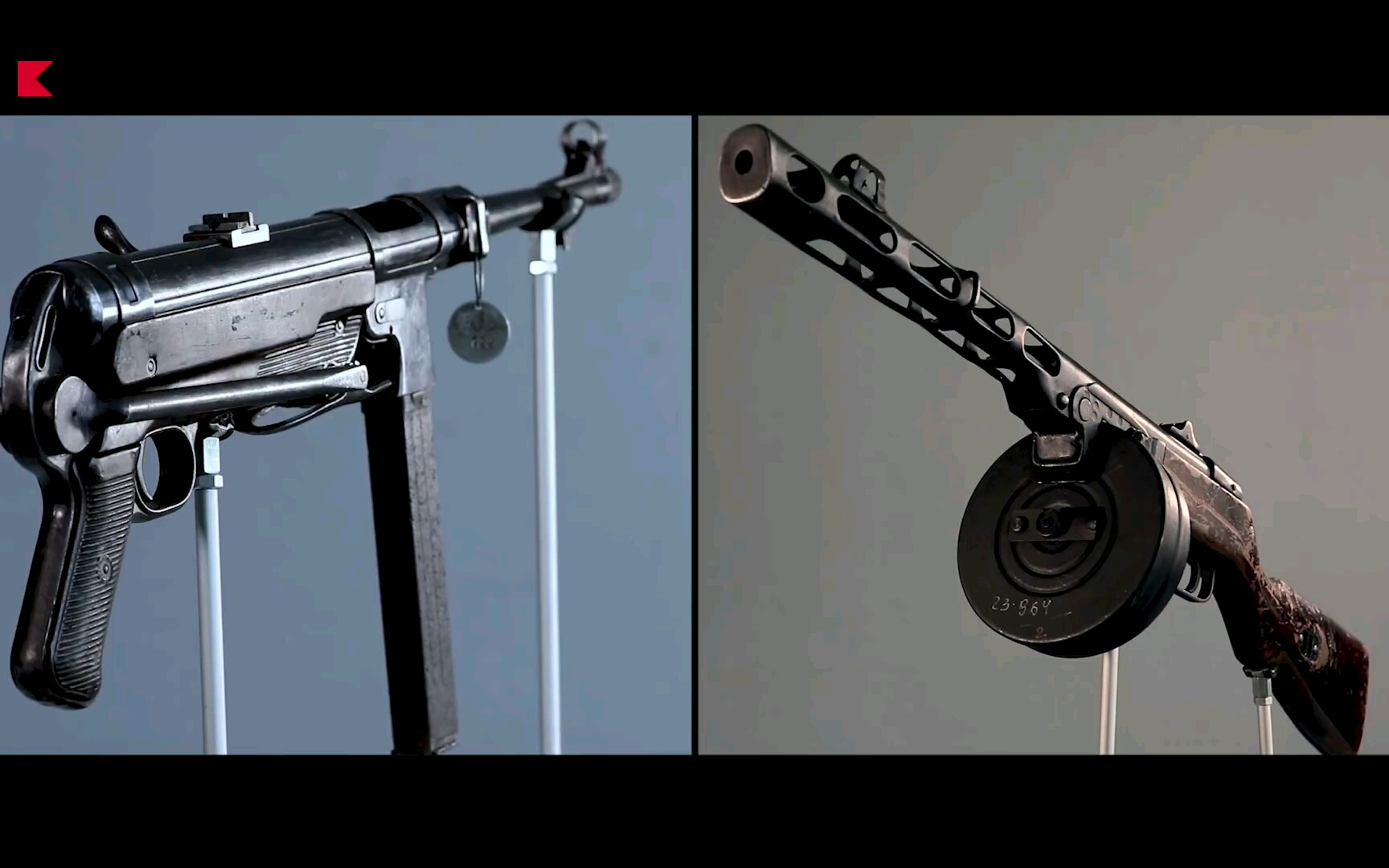 苏粉的波波沙冲锋枪vs德粉的mp40冲锋枪测评波波沙射速快火力猛mp40