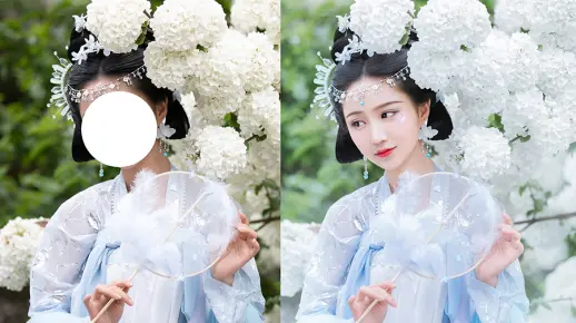 【摄影后期教程】磨皮篇！超详细后期磨皮讲解，教你如何把阴天的照片修成透明水光肌，怎么修出古风仙女光滑如玉的皮肤！