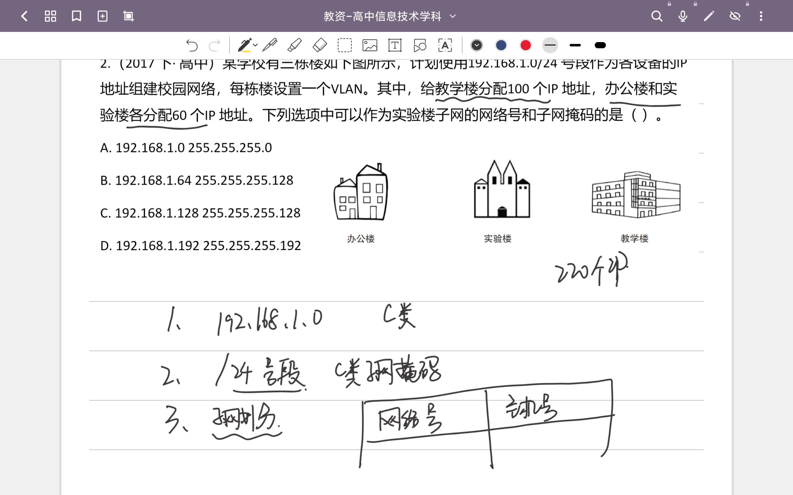 根据子网划分求不同子网IP地址网络地址和子网掩码哔哩哔哩bilibili