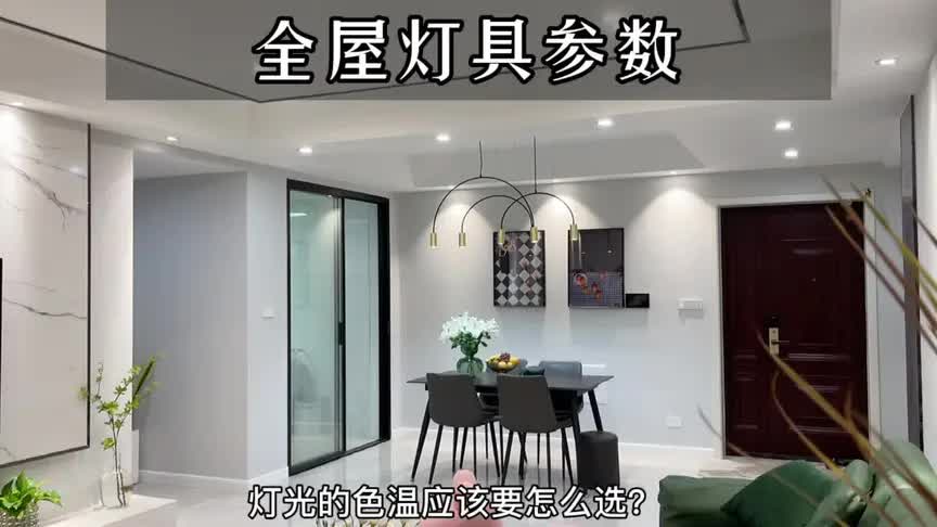 全屋网购的灯具搭配以及色温的选择,了解灯的关键参数哔哩哔哩bilibili