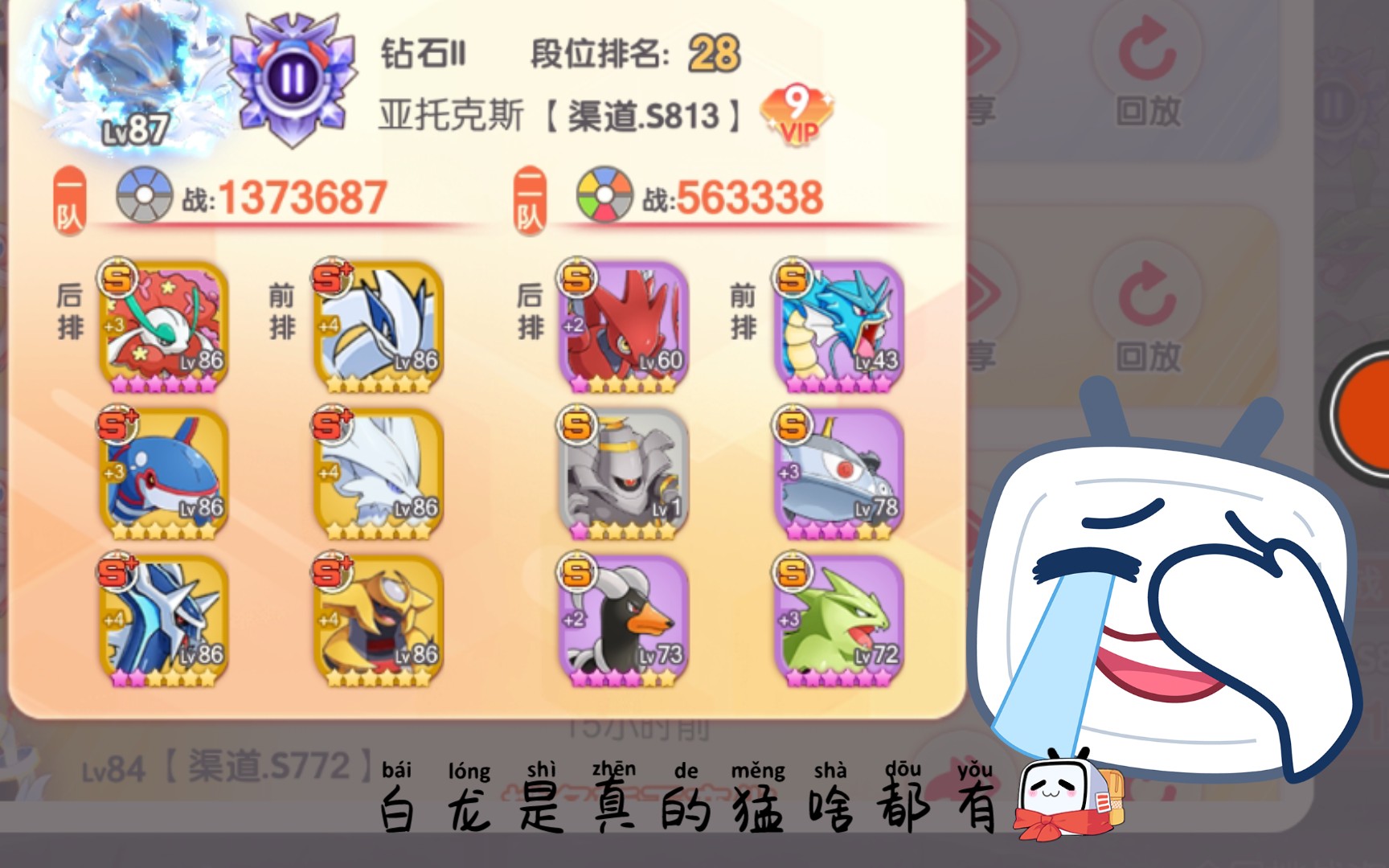 【口袋觉醒】白龙跨服越战实测_哔哩哔哩_bilibili