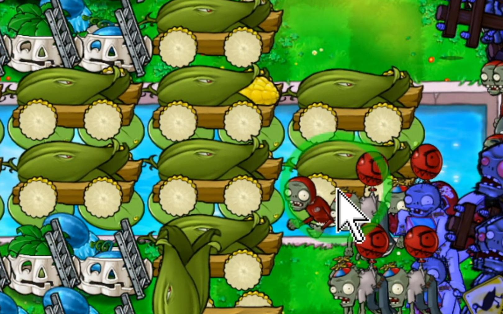 pvz无尽阵型练习(pe 经典十二炮)