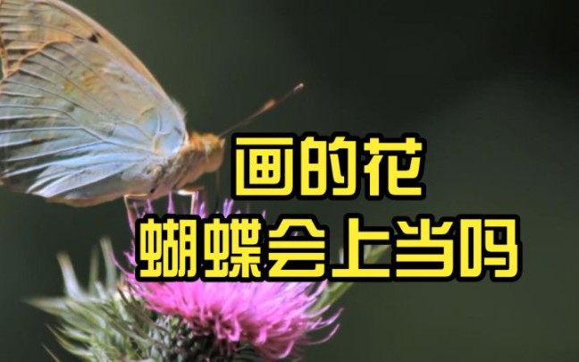 【画渣实验】画的花,能招蜂引蝶吗?哔哩哔哩bilibili