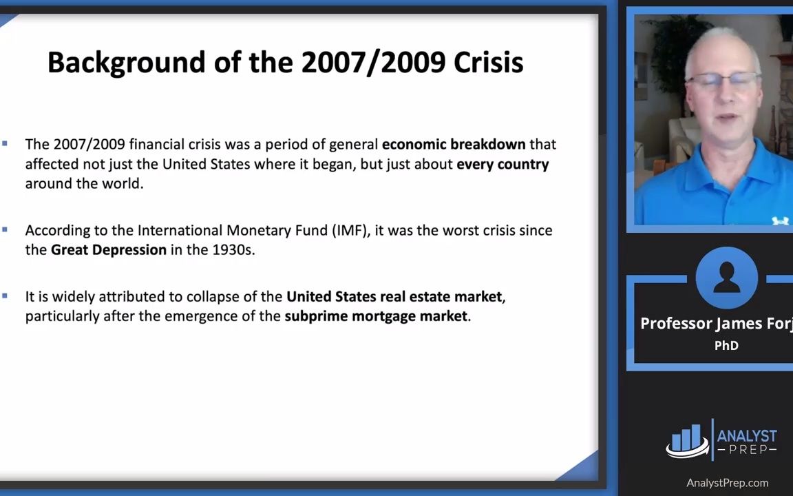 1.1.10 20072009年金融危机分析 Anatomy of the Great Financial Crisis of 20072009哔哩哔哩bilibili