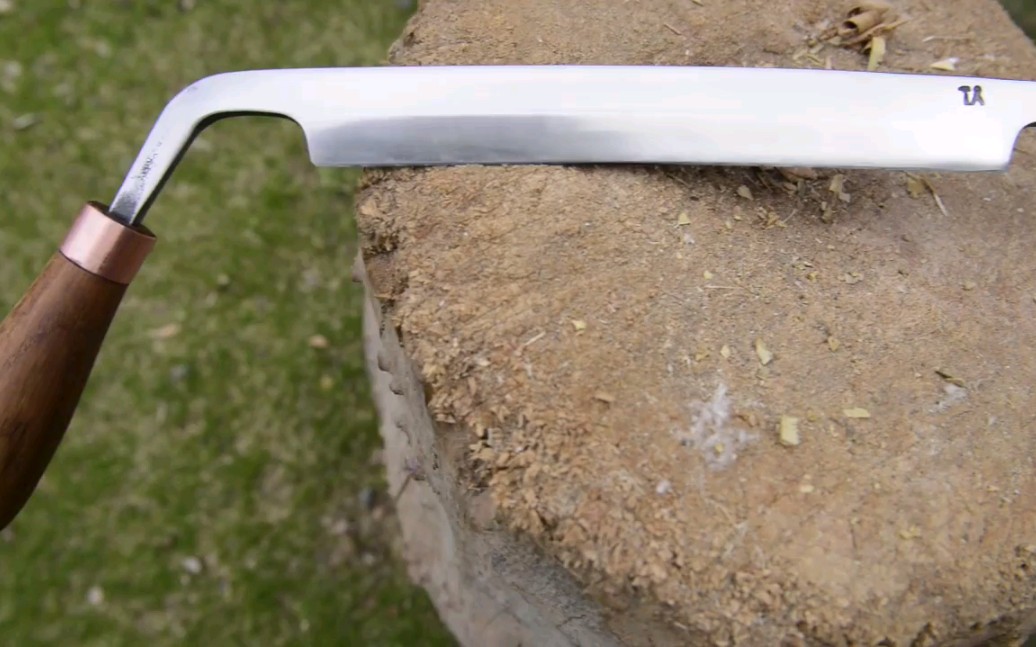 锻造一把木工拉刀匠拉刀弓