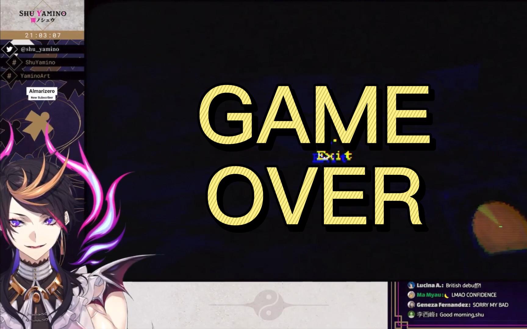 【Shu Yamino/其实真不用烤】留一下Game Over和小表情哔哩哔哩bilibili