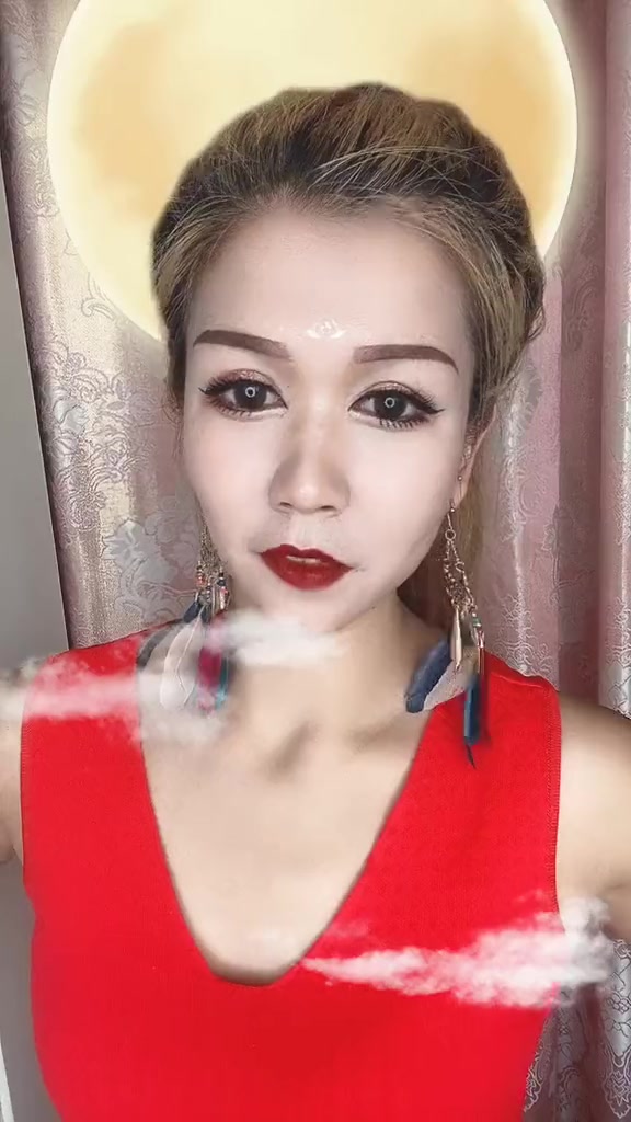老公说我丑,你们看我穿上红裙子好看吗?评论告诉我?美妆丑女大翻身