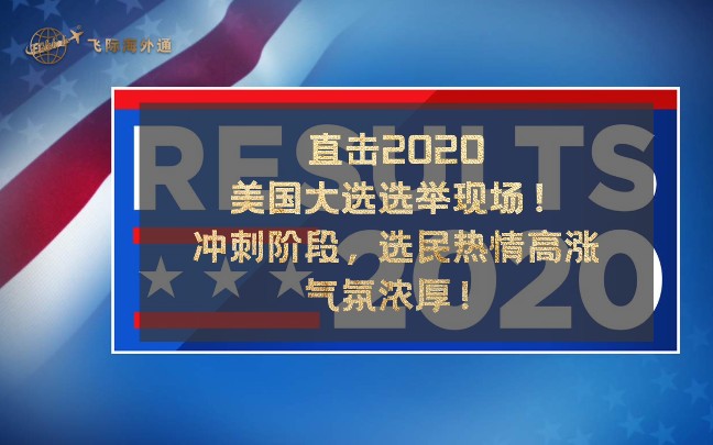 直击2020美国大选选举现场!冲刺阶段,选民热情高涨、气氛浓厚!哔哩哔哩bilibili