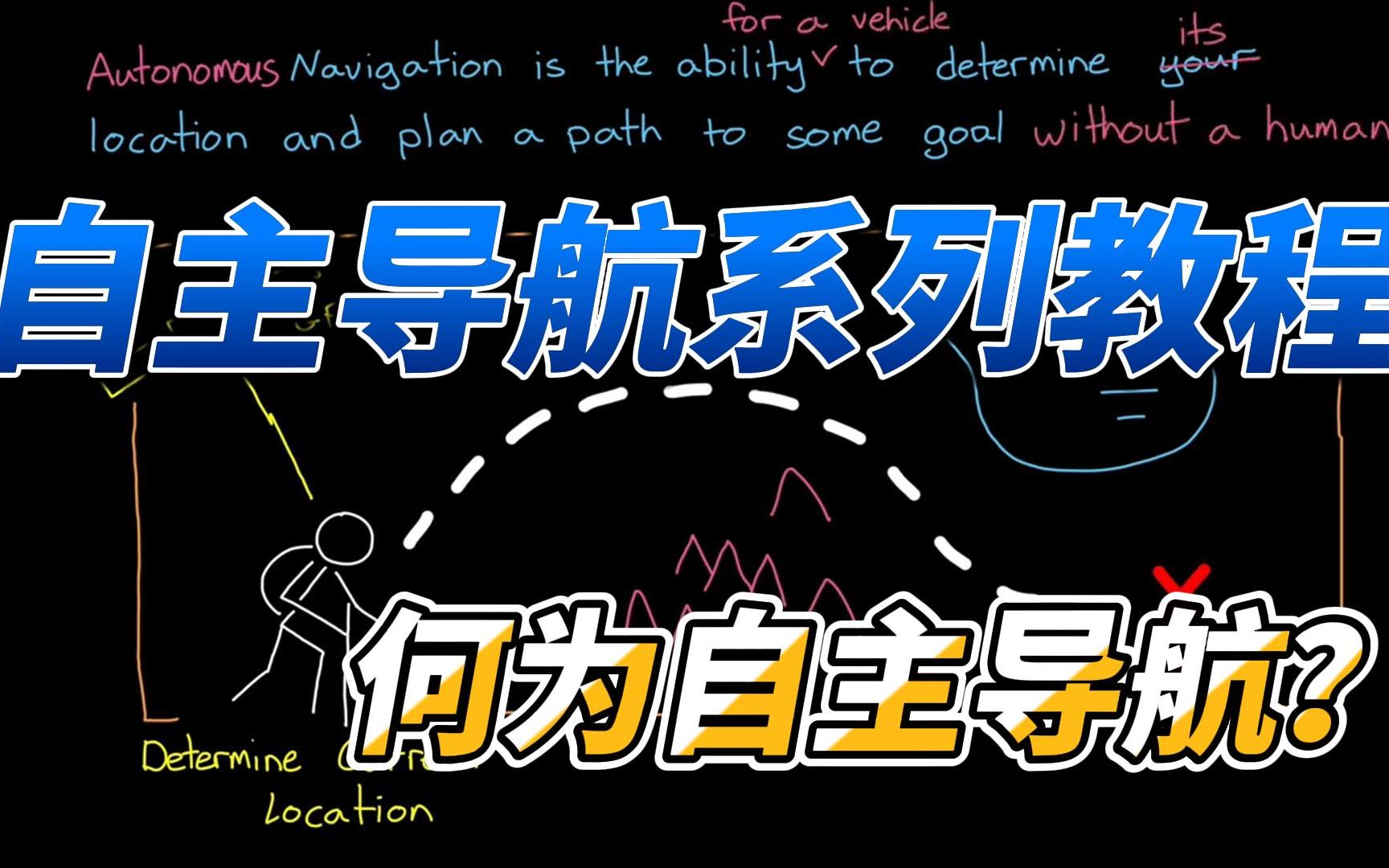 [油管搬运]自主导航系列教程1何为自主导航?哔哩哔哩bilibili