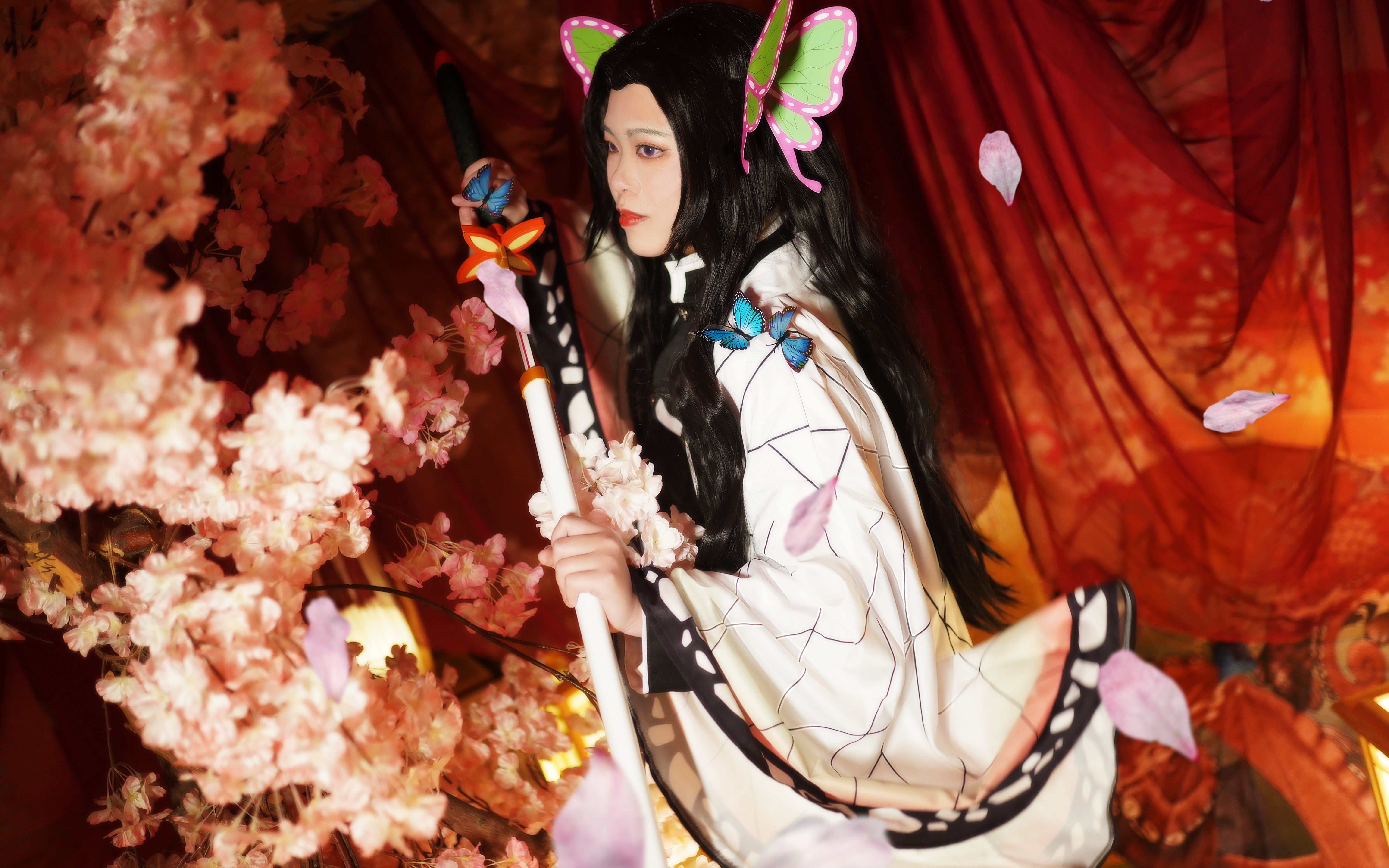 【兰夕】鬼灭之刃香奈惠cos正片