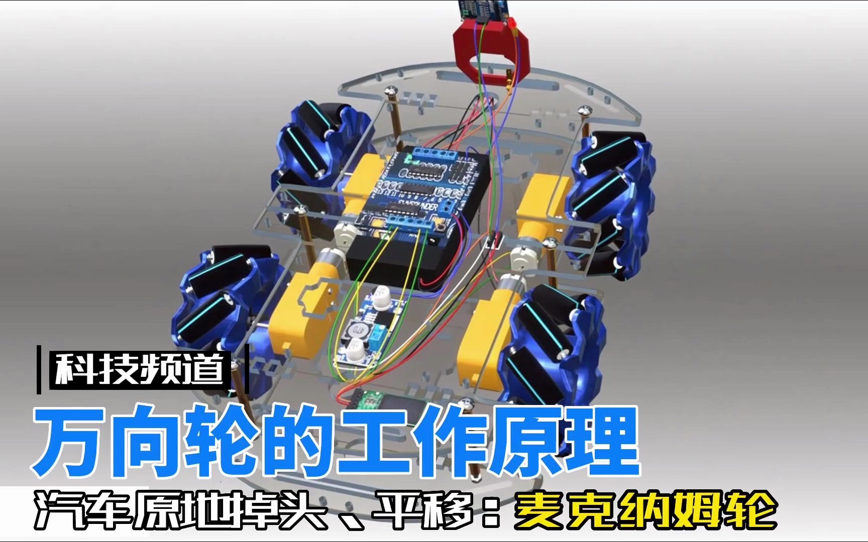 天才发明万向轮的工作原理,实现汽车平移与原地掉头哔哩哔哩bilibili