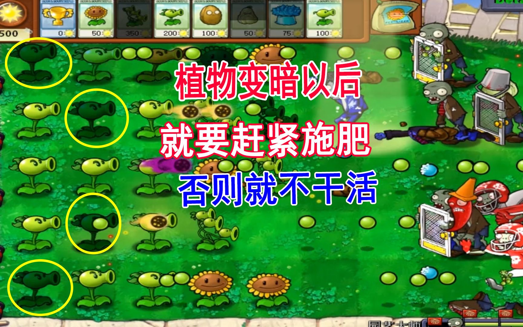植物大战僵尸318隐藏小游戏园艺师不施肥的话植物就罢工