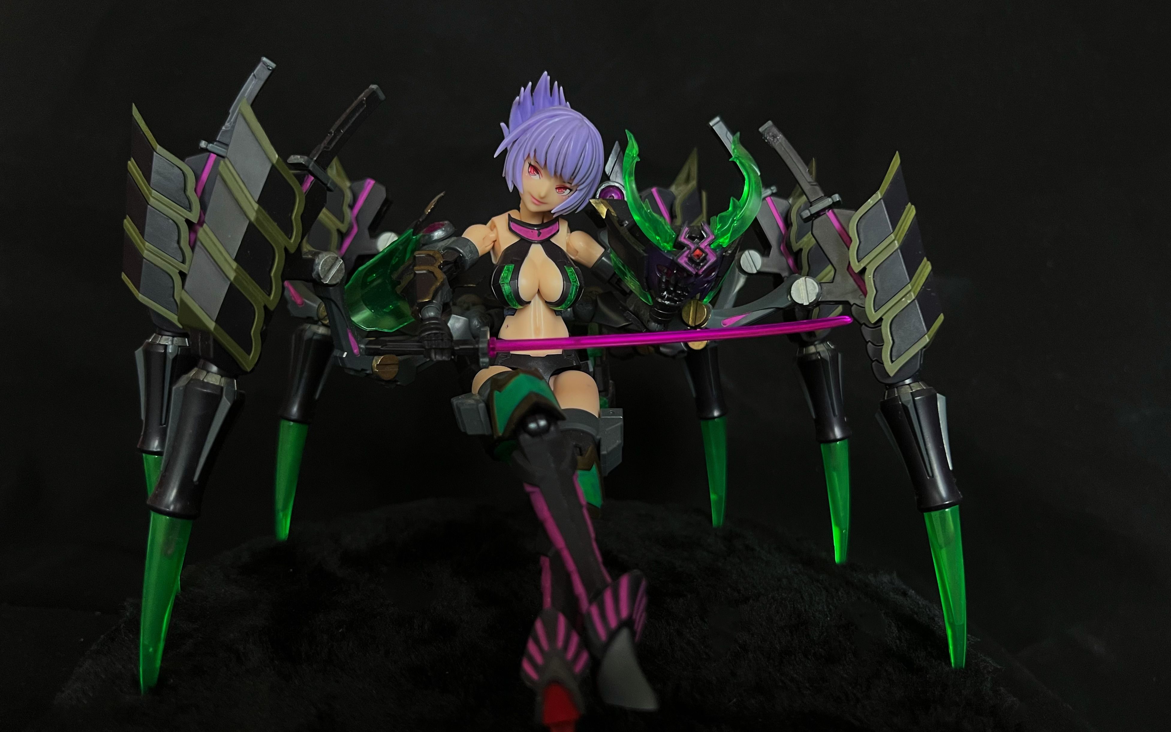 不要害怕~靠近点~【机娘】阿拉克涅 御模道 蜘蛛机娘_哔哩哔哩_bili