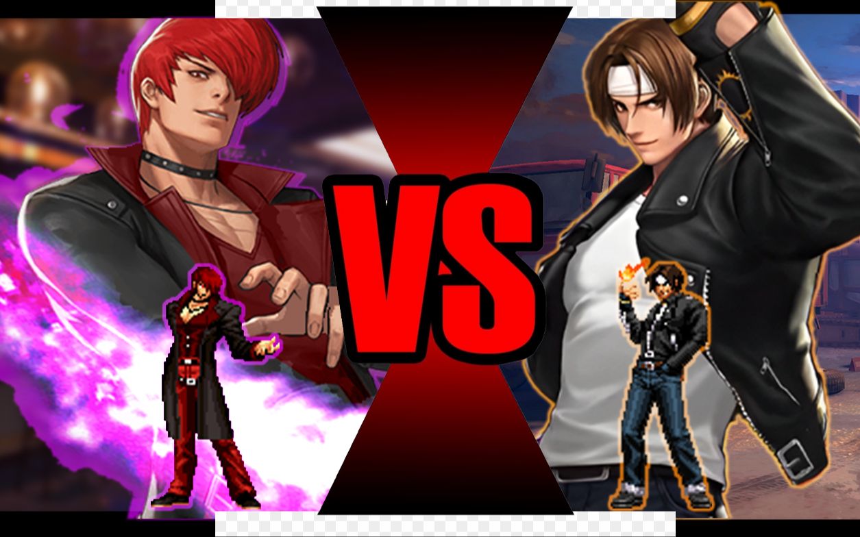 【mugen】宿命之战:八神庵(xv) vs. 草薙京(99evo)[ikemengo]