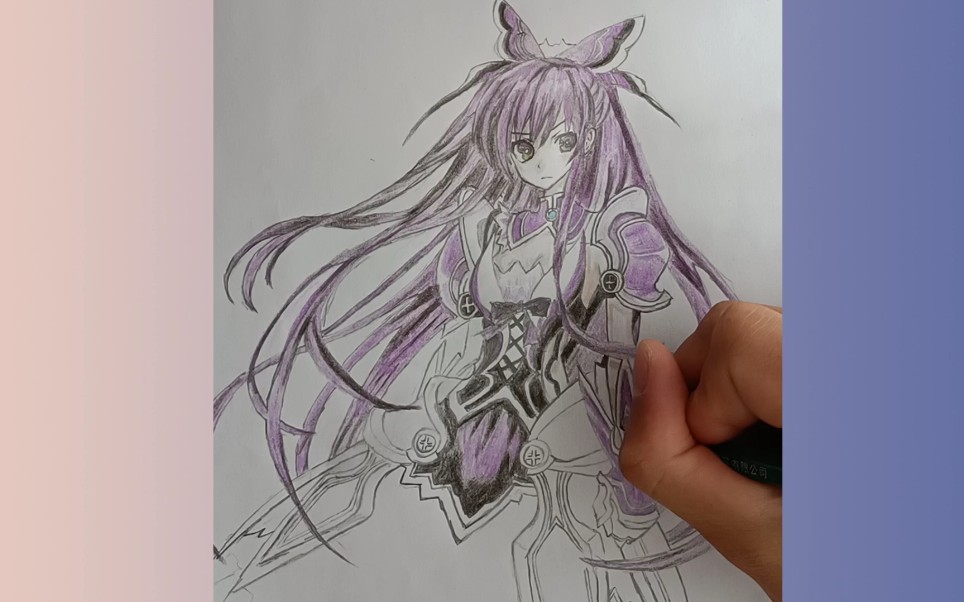 绘画约会大作战夜刀神十香