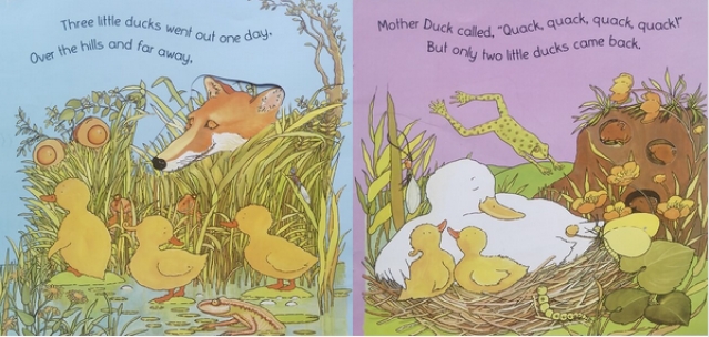 绘本儿歌五只小鸭子