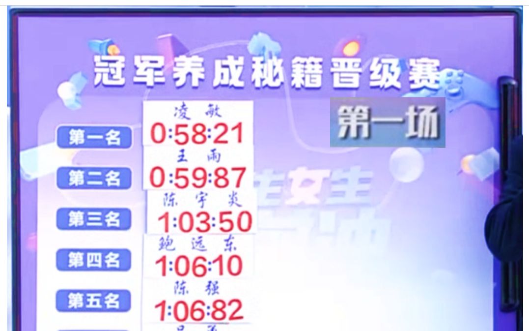 2022男生女生向前冲 冠军养成秘籍·晋级赛①