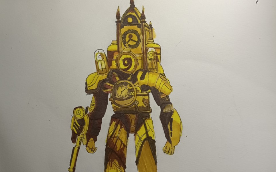 凭什么我画的泰坦时钟人没人看?