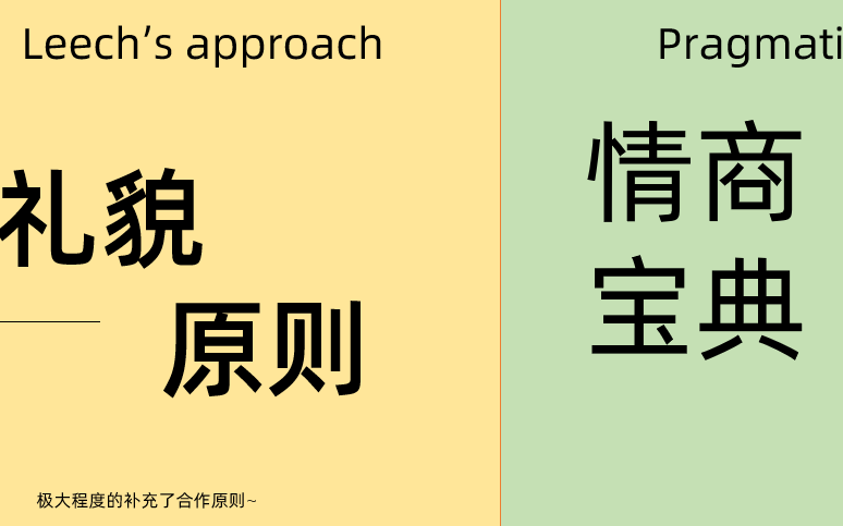 [图]【语用学】"怎么回答能让别人夸你上瘾？"之Leech礼貌原则