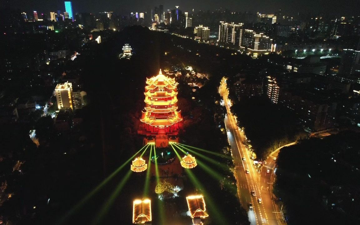 黄鹤楼夜景壁纸图片