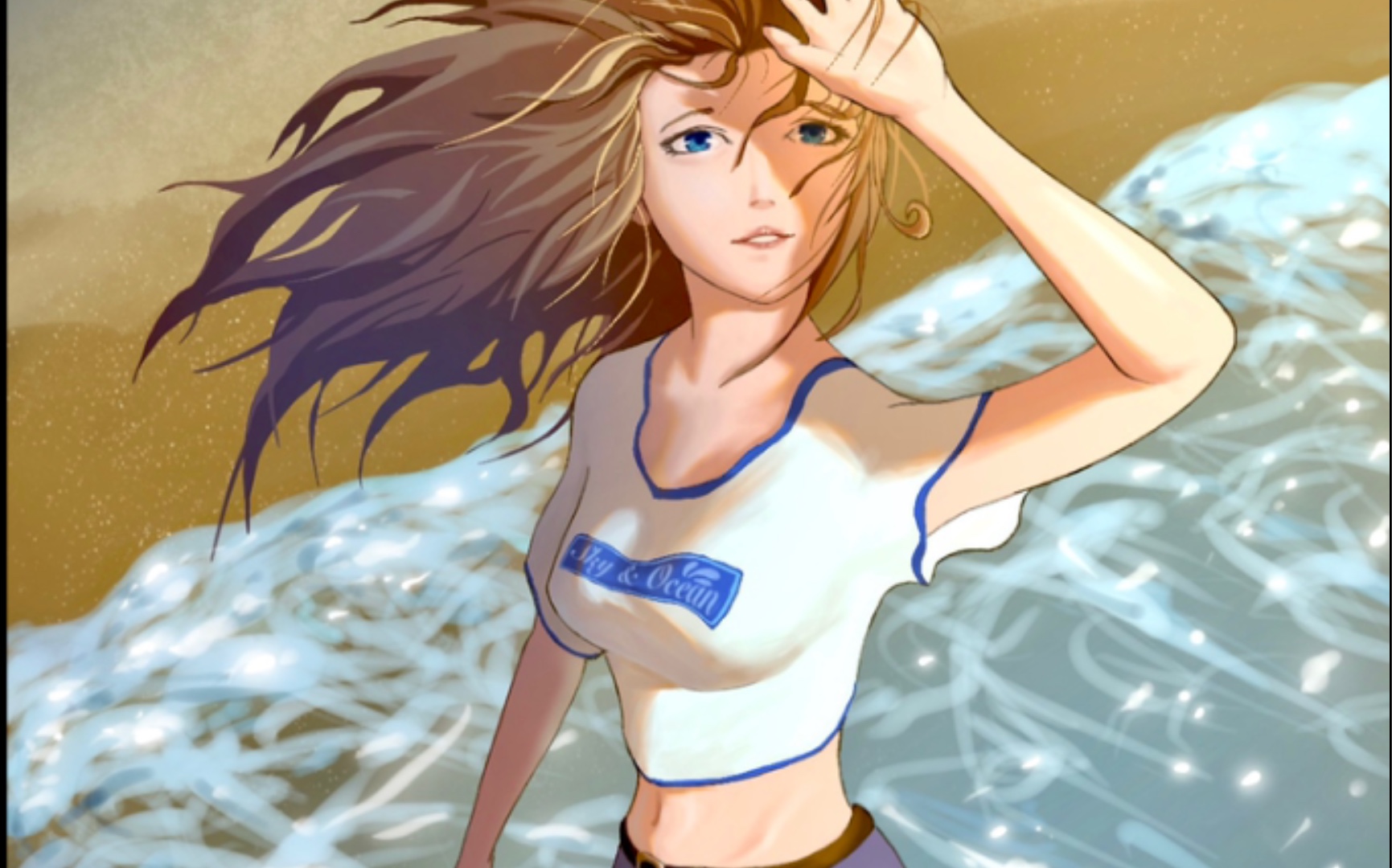 【ipad板绘】阳光海滩……不会画海……_哔哩哔哩_bilibili