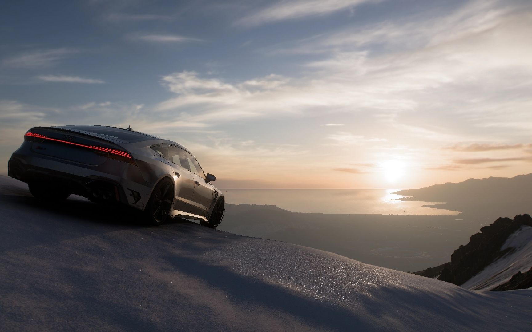 【沉浸式听歌驾驶】forza horizon 5 audi rs7 sportback 2021 冰山