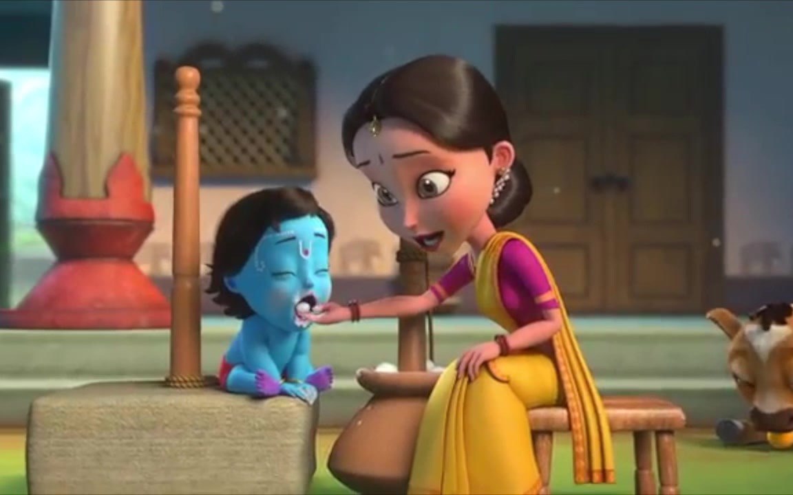 超萌动画吃可爱长大的印度小公主许了个小小心愿