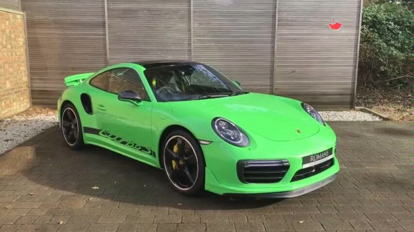 保时捷911 turbo s 蜥蜴绿