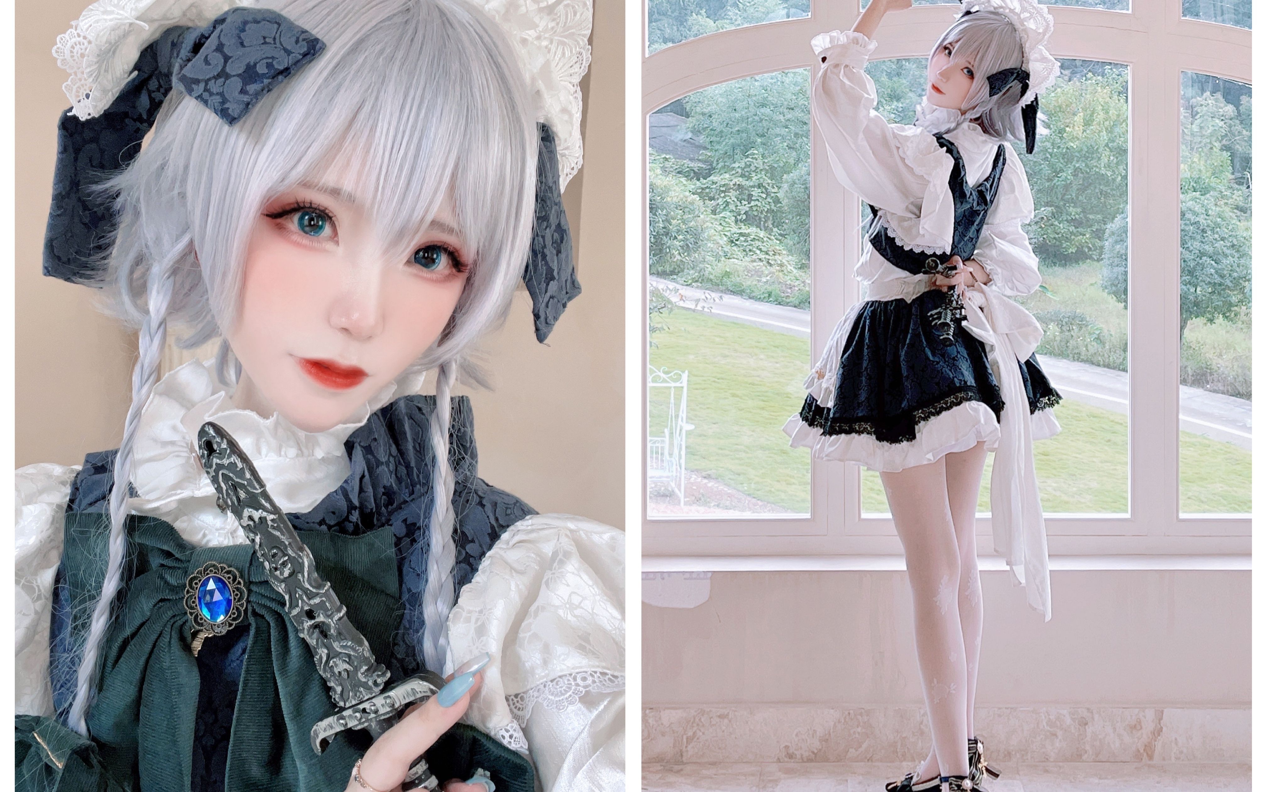 【然理理】十六夜咲夜cos 三句话让大小姐为我花了十八万