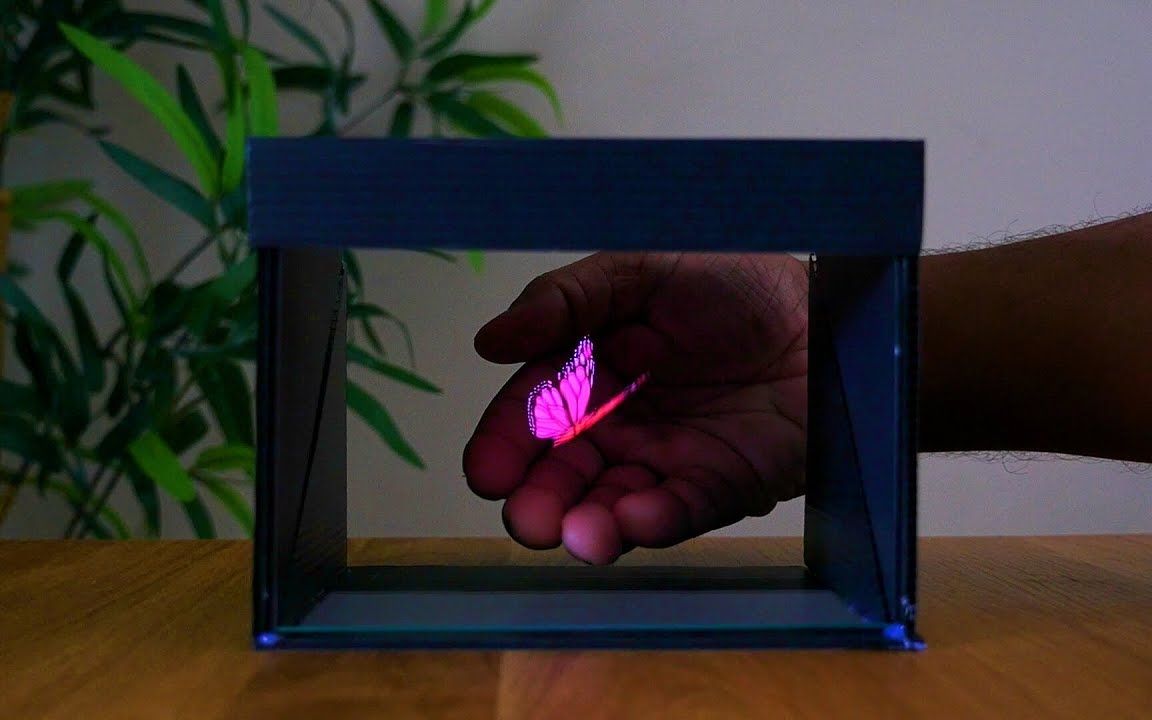 如何在家自制3d全息视频投影仪?