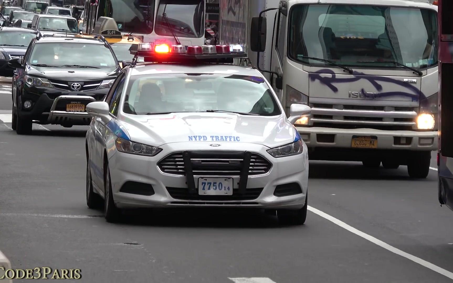 欧美警车出警集锦