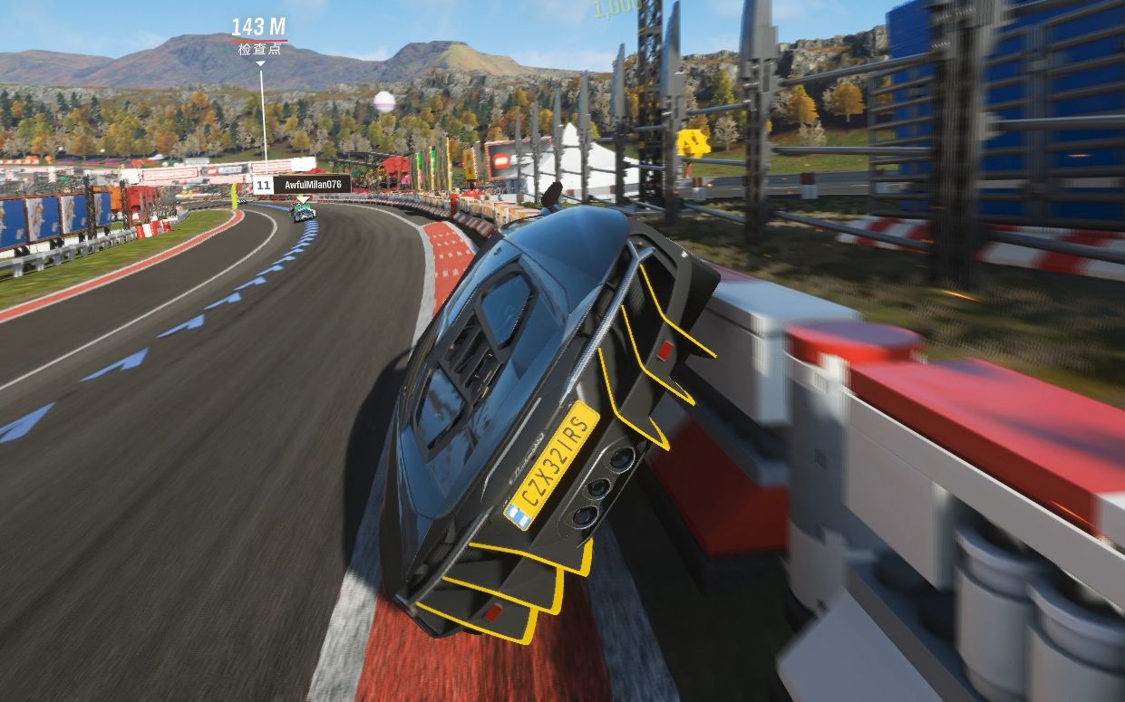 极限竞速雷速登73刀片超车73