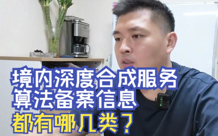 [图]境内深度合成服务算法备案信息都有哪几类？