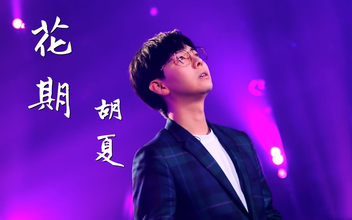 【纯净版】花期 胡夏 高清 歌手2020
