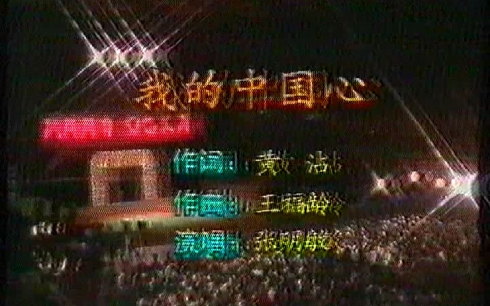 [图]1991 张明敏 我的中国心 综艺大观 风雨同舟 情暖人间