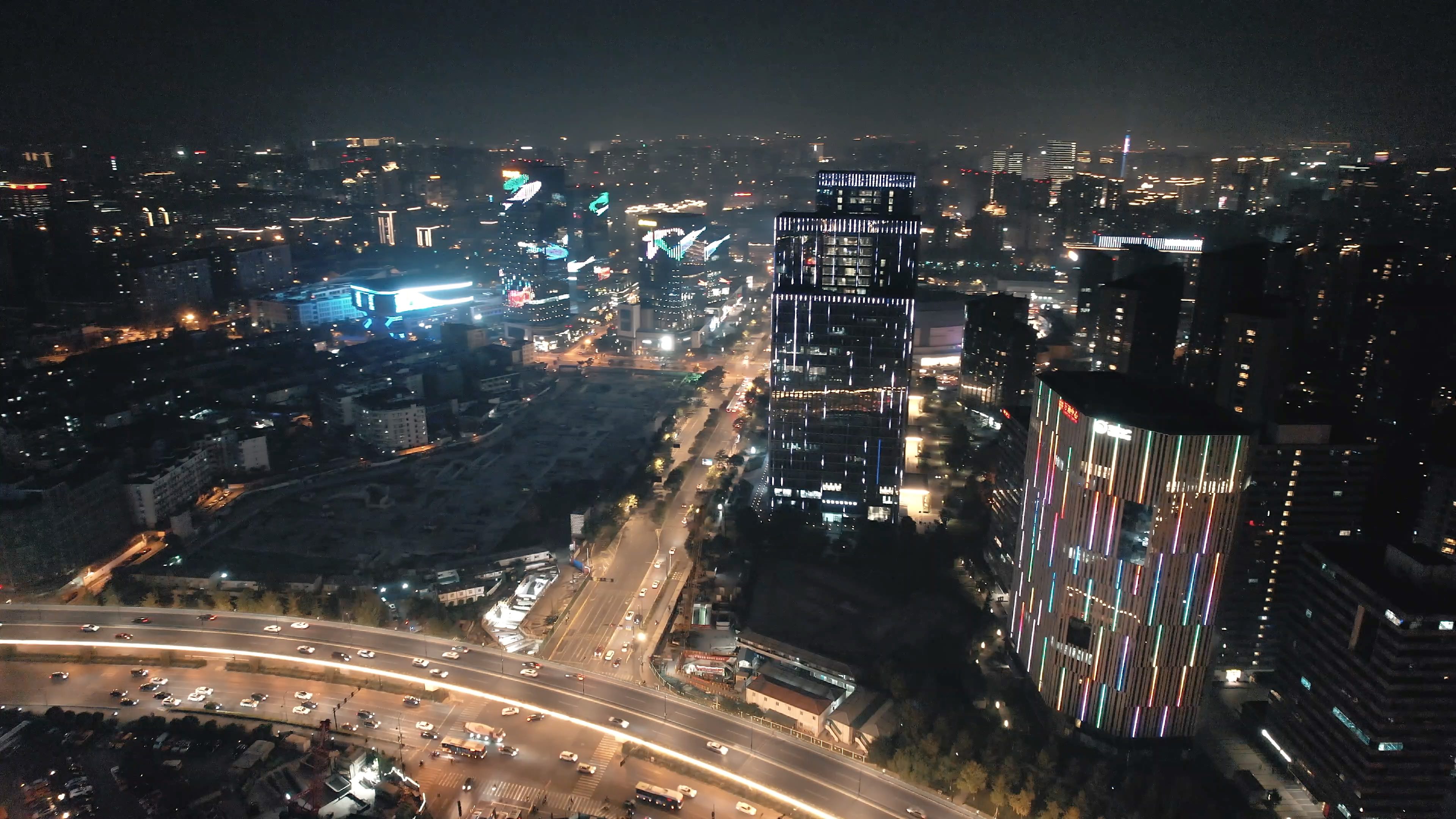 大疆御air2夜景图片