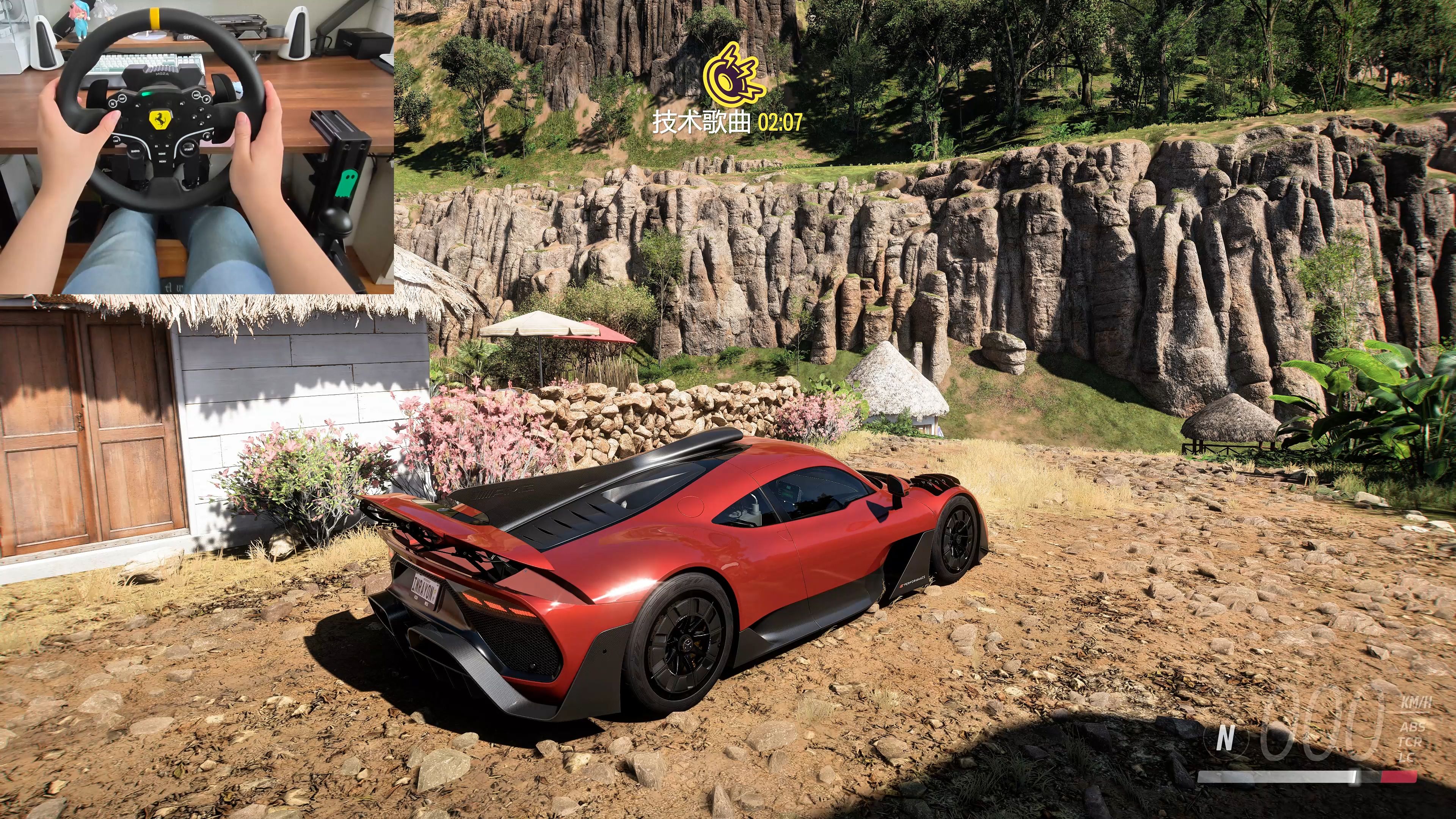 驾驶梅赛德斯 奔驰amg one|方向盘