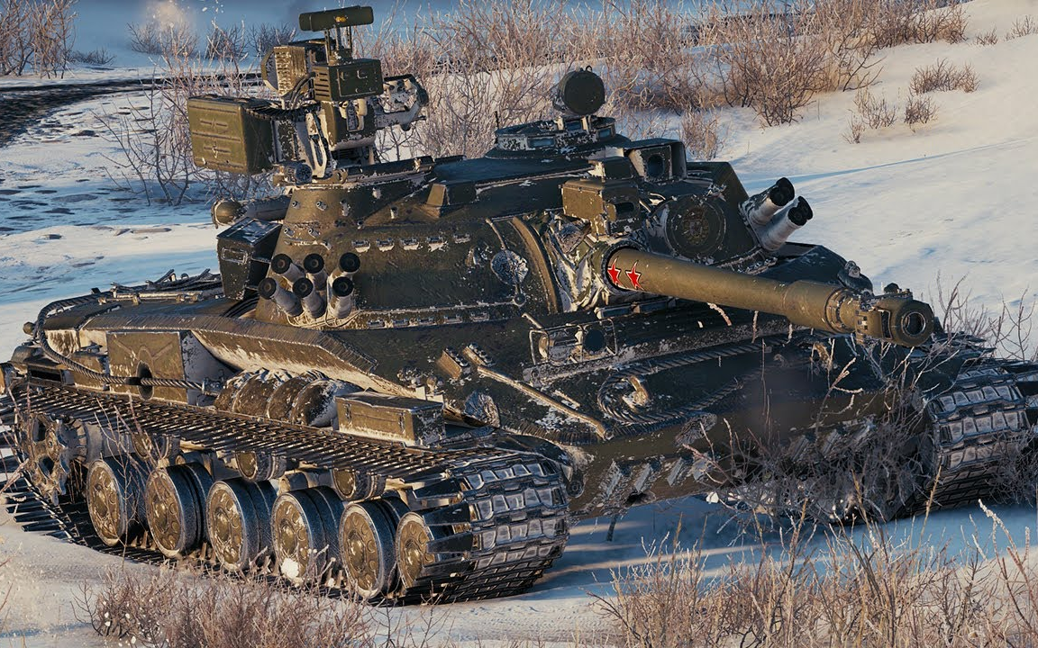 坦克世界907工程5杀105万伤害冰川之地