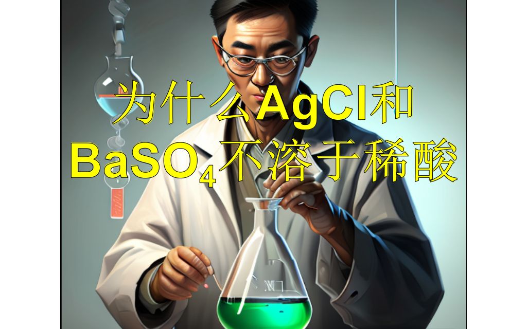 为什么AgCl和BaSO4不溶于稀酸[初中化学十万个为什么ⷥˆ†子课堂]离子极化哔哩哔哩bilibili