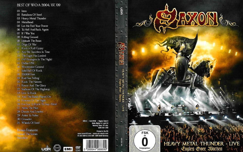 Saxon  Heavy Metal Thunder Live Eagles Over Wacken 2004, 2007 and 2009哔哩哔哩bilibili