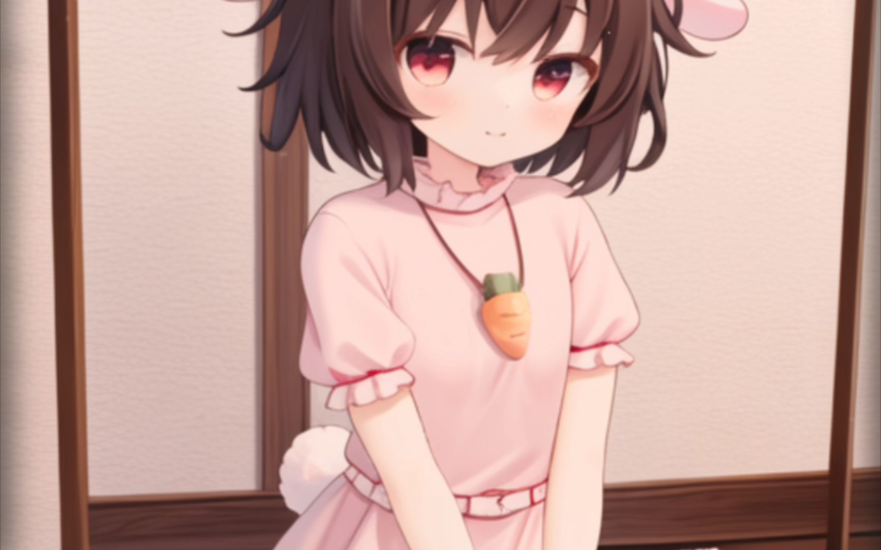 ai绘图-因幡帝(白)-东方project