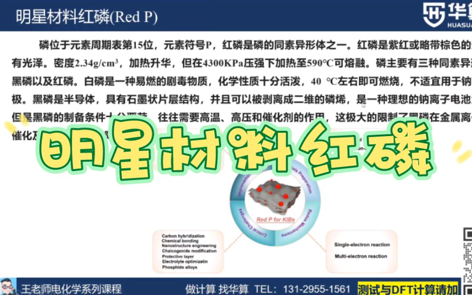 明星材料红磷(Red P):锂钾钠离子储存、光催化析H2CO2还原、电催化固氮等多功能应用!哔哩哔哩bilibili