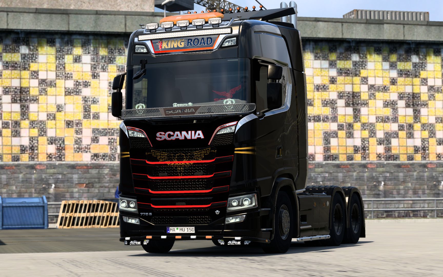 欧卡2mod:斯堪尼亚r-s 2016 改装包 v5.9(1.45.x)