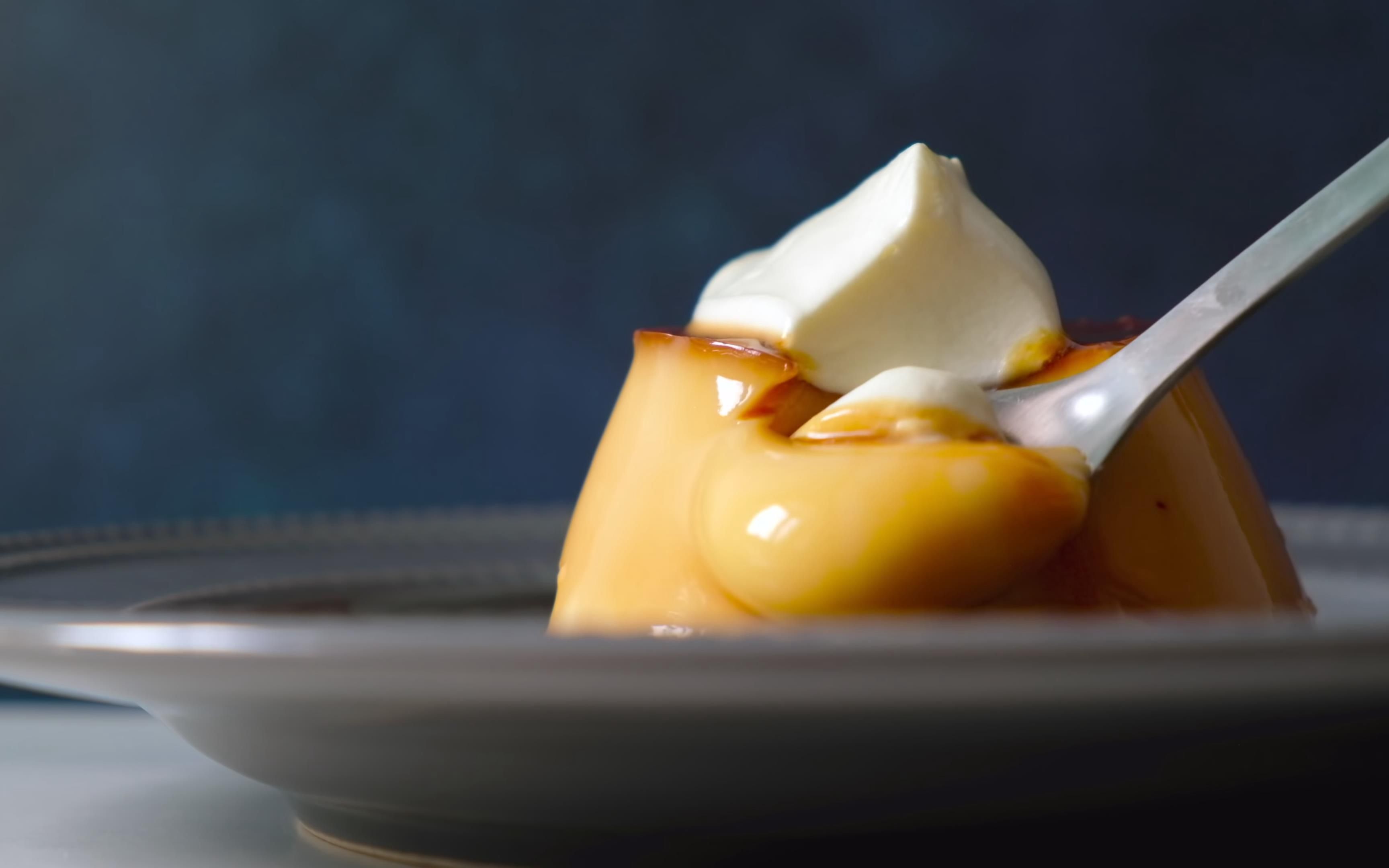 【4k】日式焦糖布丁 ┃japanese caramel pudding