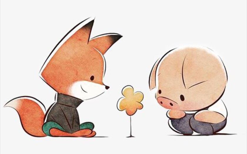 小狐狸和小猪