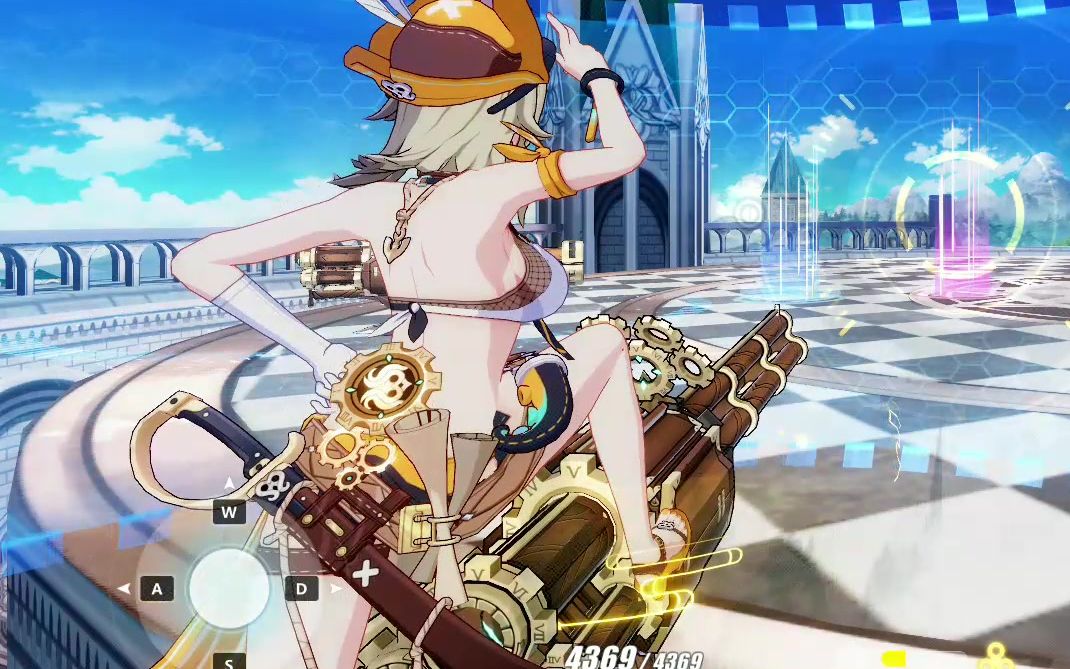 崩坏3!6.0测试服!维尔薇泳装特效展示!腿上这个章鱼触手是干嘛的?